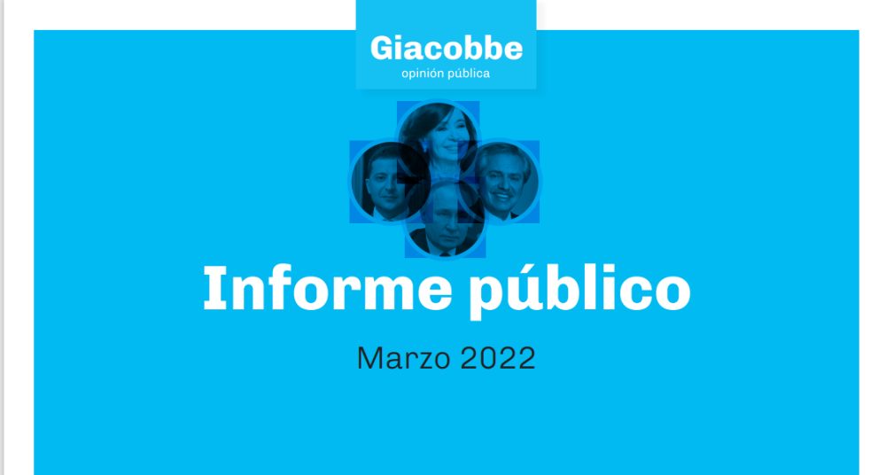 LaQuintaPata-Radio Consumer Periodismo-Informe público nacional Giacobbe & Asociados de Marzo 2022