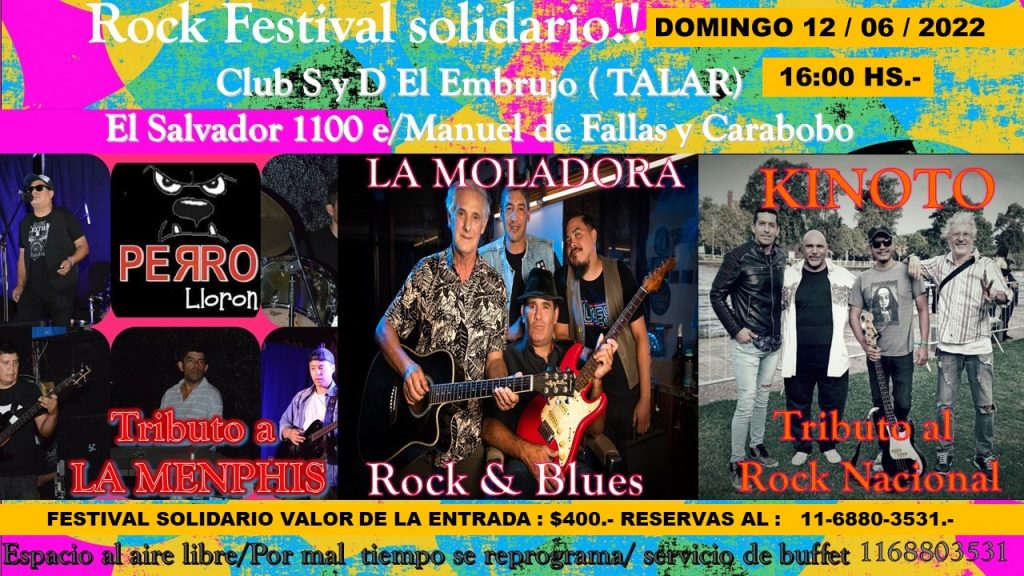 Rock Festival Solidario – Club S y D El Embrujo