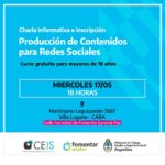 VILLA LUGANO: Curso gratuito «CONTENIDOS PARA REDES SOCIALES»