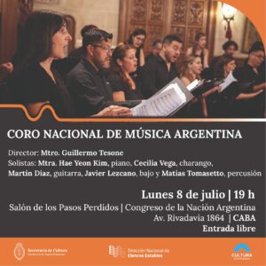 Coro Nacional de Música Argentina: «Celebrando la Independencia»